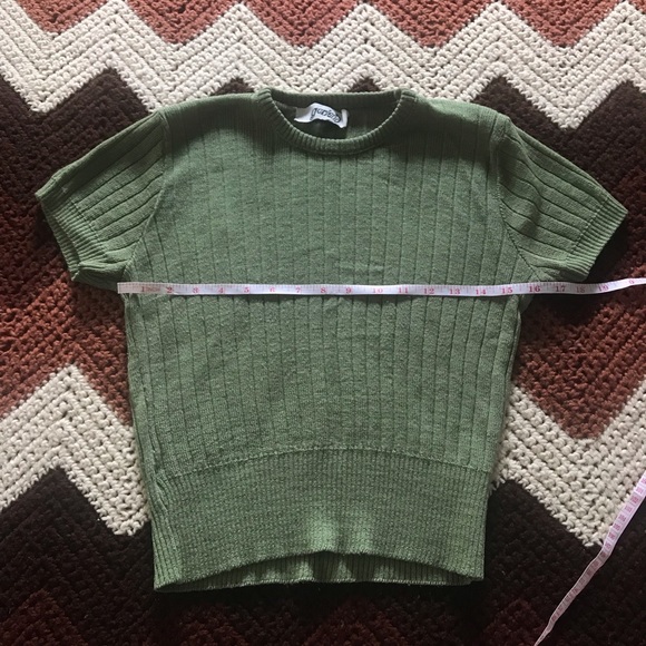 60s 70s vintage Garland knit top small/medium - Picture 3 of 4